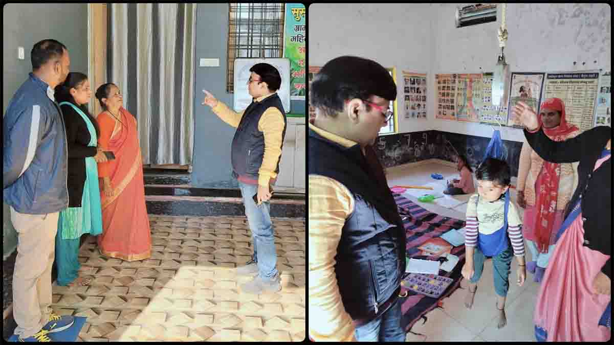Betul Today News : आंगनवाड़ी में एक साथ दिया जा रहा था नाश्ता और भोजन, नजारा देख खफा हुए संयुक्त संचालक