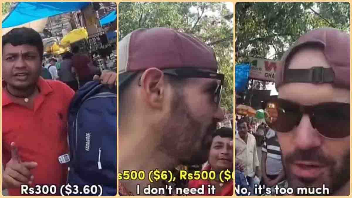 Videshi Paryatak Ka Viral Video : गजब! विदेशी भी करते हैं ऐसा मोल भाव, पीछे छूट गईं इंडियन आंटियां, देखें मजेदार वीडियो…